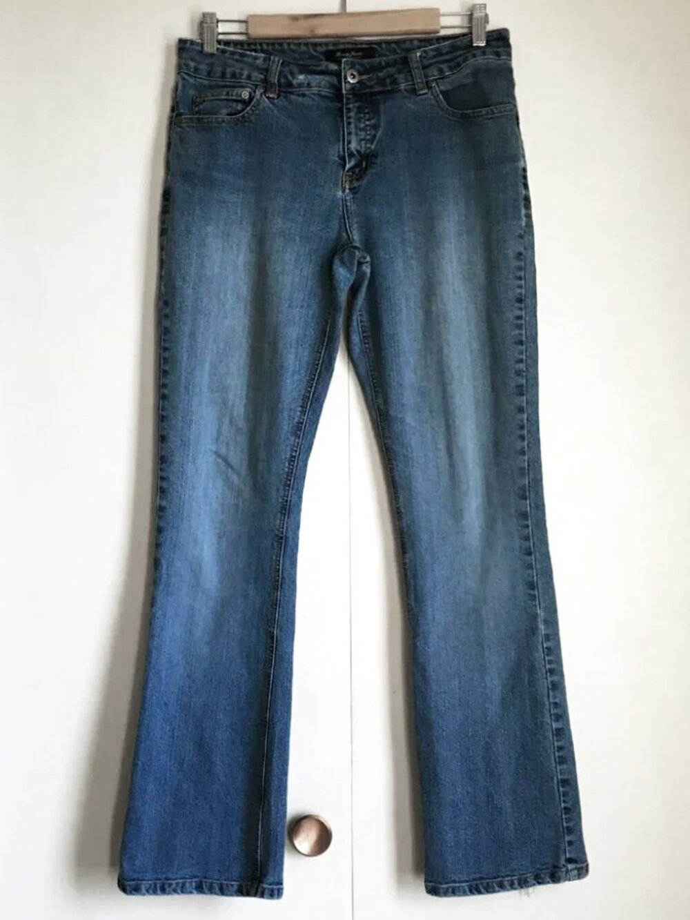 Brody Jeans Blue Denim Straight Leg Size 31 Classic Medium Wash Stretch